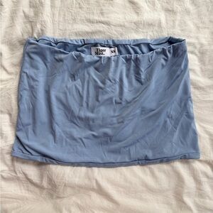 Tiger Mist Baby Blue Mini Skirt